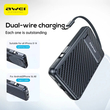 Μαγνητικό Powerbank ασύρματης φόρτισης με 2 καλώδια - PA-25 - 10.000mah - 22.5W - AWEI - 023726
