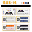 Σετ Smartwatch με 2 λουράκια - GUS-16 - 260202 - Black