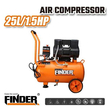 Αεροσυμπιεστής 25L/1.5HP - 198378 - Finder