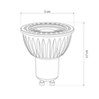 kelvo® KYRON DTW 15° KLV-103-0012 Σποτ GU10 MR16 LED 7W 770lm CRI (Ra) ≥ 90 15° AC 220-240V IP20 Θερμό Λευκό Dimmable με λειτουργία Dim-to-Warm 3000K→1800K - Bridgelux COB Chip - Γκρι Ανθρακί Ματ - Μ5 x Π5 x Υ5.7cm - 3 Χρόνια Εγγύηση