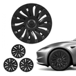 Καλύμματα τροχών VEVOR για Tesla Model Y 2021-2024, Σετ 19 ιντσών με καλύμματα τροχών 4 τροχών, αντικατάσταση OEM, καλύμματα τροχών αυτοκινήτου με κούμπωμα μεγέθους R19, καλύμματα ζαντών ελαστικών ABS 14 ακτίνων, ματ μαύρο