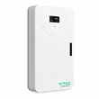 Η υπέρλεπτη (Ultra Thin) επιτοίχια μπαταρία λιθίου φωτοβολταϊκών V-TAC 14.33kWh (VT-14033) σε λευκό χρώμα