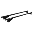 MENABO ΜΠΑΡΕΣ ΟΡΟΦΗΣ ΑΛΟΥΜΙΝΙΟΥ TIGER XL Black 131.5 cm ΣΕ ΜΑΥΡΟ ΧΡΩΜΑ ΓΙΑ Volvo XC90 5 doors 2014> ΜΕ  FLUSH ή RAISED RAILS - 2 ΤΕΜ. (8600/MB)