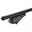 MENABO ΜΠΑΡΕΣ ΟΡΟΦΗΣ ΑΛΟΥΜΙΝΙΟΥ TIGER XL Black 131.5 cm ΣΕ ΜΑΥΡΟ ΧΡΩΜΑ ΓΙΑ Hyundai ix35 5 doors 2010>2015 ΜΕ FLUSH RAILS - 2 ΤΕΜ. (8600/MB)