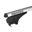MENABO ΜΠΑΡΕΣ ΑΛΟΥΜΙΝΙΟΥ ARIEM 118.5 cm ΣΕ ΑΣΗΜΙ ΧΡΩΜΑ ΓΙΑ EVO Evo 5 II 2023> 5 doors ΜΕ FLUSH RAILS - 2 ΤΕΜ. (14700/MB)