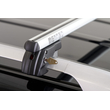 MENABO ΜΠΑΡΕΣ ΟΡΟΦΗΣ ΑΛΟΥΜΙΝΙΟΥ SHERMAN XL SILVER 135 cm ΣΕ ΑΣΗΜΙ ΧΡΩΜΑ ΓΙΑ Fiat Panda II (169) Cross 5 doors 2004>2014 ΜΕ RAISED RAILS (Παράλληλες Μπάρες με Κενό) - 2 ΤΕΜ. (9470/MB)