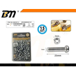 Βίδα σταυρός με παξιμάδι - 5mmx25mm+M5 - Σετ 12 πακέτα των 15 τεμαχίων - 202137