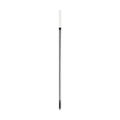 GLOBOSTAR® REED GLB-103-0006 Φωτιστικό Κολωνάκι Κήπου με Καρφωτή Βάση LED 2W 180lm 360° DC 24V Αδιάβροχο IP65 Θερμό Λευκό 2700K - Sanan SMD Chip - Μαύρο Ματ - Μ2 x Π2 x Υ100cm - 3 Χρόνια Εγγύηση