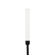 GLOBOSTAR® REED GLB-103-0006 Φωτιστικό Κολωνάκι Κήπου με Καρφωτή Βάση LED 2W 180lm 360° DC 24V Αδιάβροχο IP65 Θερμό Λευκό 2700K - Sanan SMD Chip - Μαύρο Ματ - Μ2 x Π2 x Υ100cm - 3 Χρόνια Εγγύηση