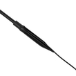 GLOBOSTAR® REED GLB-103-0006 Φωτιστικό Κολωνάκι Κήπου με Καρφωτή Βάση LED 2W 180lm 360° DC 24V Αδιάβροχο IP65 Θερμό Λευκό 2700K - Sanan SMD Chip - Μαύρο Ματ - Μ2 x Π2 x Υ100cm - 3 Χρόνια Εγγύηση