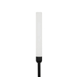 GLOBOSTAR® REED GLB-103-0007 Φωτιστικό Κολωνάκι Κήπου με Καρφωτή Βάση LED 2W 180lm 360° DC 24V Αδιάβροχο IP65 Θερμό Λευκό 2700K - Sanan SMD Chip - Μαύρο Ματ - Μ2 x Π2 x Υ80cm - 3 Χρόνια Εγγύηση