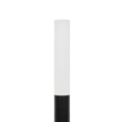GLOBOSTAR® REED GLB-103-0008 Φωτιστικό Κολωνάκι Κήπου με Καρφωτή Βάση LED 5W 450lm 360° DC 24V Αδιάβροχο IP65 Θερμό Λευκό 2700K - Sanan SMD Chip - Μαύρο Ματ - Μ3 x Π3 x Υ65cm - 3 Χρόνια Εγγύηση