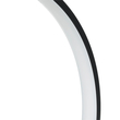 GLOBOSTAR® LUNEA GLB-103-0009 Φωτιστικό Κολωνάκι Κήπου LED 15W 1350lm 120° AC 220-240V Αδιάβροχο IP65 Θερμό Λευκό 2700K - Sanan SMD Chip - Μαύρο Ματ - Μ45 x Π7 x Υ50cm - 3 Χρόνια Εγγύηση