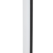 GLOBOSTAR® LUNEA GLB-103-0010 Φωτιστικό Κολωνάκι Κήπου LED 15W 1350lm 120° AC 220-240V Αδιάβροχο IP65 Θερμό Λευκό 2700K - Sanan SMD Chip - Μαύρο Ματ - Μ22 x Π7 x Υ60cm - 3 Χρόνια Εγγύηση