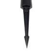 GLOBOSTAR® EDGE GLB-103-0011 Φωτιστικό Κολωνάκι Κήπου με Καρφωτή Βάση LED 3W 270lm 60° DC 24V Αδιάβροχο IP65 Θερμό Λευκό 2700K - Sanan SMD Chip - Μαύρο Ματ - Μ6 x Π6 x Υ45cm - 3 Χρόνια Εγγύηση