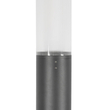 GLOBOSTAR® AXOR GLB-103-0015 Φωτιστικό Urban Πλατείας/Πάρκου LED 50W 4500lm 360° AC 220-240V Αδιάβροχο IP65 Θερμό Λευκό 2700K - Sanan SMD Chip - Γκρι Ανθρακί Ματ - Μ20 x Π20 x Υ300cm - 3 Χρόνια Εγγύηση