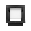 GLOBOSTAR® PRISM GLB-103-0017 Φωτιστικό Κολωνάκι Κήπου LED 10W 900lm 90° AC 220-240V Αδιάβροχο IP65 Θερμό Λευκό 2700K - Sanan SMD Chip - Μαύρο Ματ - Μ15 x Π15 x Υ16cm - 3 Χρόνια Εγγύηση