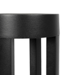 GLOBOSTAR® PRISM GLB-103-0018 Φωτιστικό Κολωνάκι Κήπου LED 8W 720lm 90° AC 220-240V Αδιάβροχο IP65 Θερμό Λευκό 2700K - Sanan SMD Chip - Μαύρο Ματ - Μ10.5 x Π10.5 x Υ30cm - 3 Χρόνια Εγγύηση