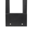GLOBOSTAR® PRISM GLB-103-0019 Φωτιστικό Κολωνάκι Κήπου LED 8W 720lm 90° AC 220-240V Αδιάβροχο IP65 Θερμό Λευκό 2700K - Sanan SMD Chip - Μαύρο Ματ - Μ11 x Π11 x Υ30cm - 3 Χρόνια Εγγύηση