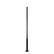 GLOBOSTAR® STILO GLB-103-0022 Στύλος/Κολώνα για Φωτιστικό Πλατείας/Πάρκου/Κήπου - Μαύρο Ματ - Μ21 x Π21 x Υ290cm - 3 Χρόνια Εγγύηση