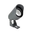 GLOBOSTAR® TREKO GLB-103-0026 Φωτιστικό Σποτ για Φυτά - Δέντρα με Βάση Κήπου / Καρφωτό LED 3W 270lm 5° DC 24V Αδιάβροχο IP65 Θερμό Λευκό 2700K - Sanan SMD Chip - Γκρι Ανθρακί Ματ - Μ5 x Π5 x Υ12cm - 3 Χρόνια Εγγύηση