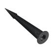 GLOBOSTAR® TRABI GLB-103-0028 Φωτιστικό Σποτ για Φυτά - Δέντρα με Βάση Κήπου / Καρφωτό LED 12W 1080lm 24° DC 24V Αδιάβροχο IP65 Θερμό Λευκό 2700K - Sanan SMD Chip - Μαύρο Ματ - Μ6.5 x Π6.5 x Υ18.5cm - 3 Χρόνια Εγγύηση