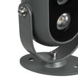 GLOBOSTAR® FLOODIS GLB-103-0031 Προβολέας Σποτ Wall Washer LED 4W 360lm 24° AC 220-240V Αδιάβροχο IP65 Θερμό Λευκό 2700K - Sanan SMD Chip - Γκρι Ανθρακί Ματ - Μ7 x Π5 x Υ11cm - 3 Χρόνια Εγγύηση
