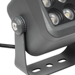 GLOBOSTAR® FLOODVIRA GLB-103-0032 Προβολέας Σποτ Wall Washer LED 8W 720lm 24° AC 220-240V Αδιάβροχο IP65 Θερμό Λευκό 2700K - Sanan SMD Chip - Γκρι Ανθρακί Ματ - Μ11 x Π9 x Υ15cm - 3 Χρόνια Εγγύηση