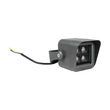 GLOBOSTAR® FLOODVIRA GLB-103-0032 Προβολέας Σποτ Wall Washer LED 8W 720lm 24° AC 220-240V Αδιάβροχο IP65 Θερμό Λευκό 2700K - Sanan SMD Chip - Γκρι Ανθρακί Ματ - Μ11 x Π9 x Υ15cm - 3 Χρόνια Εγγύηση