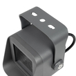 GLOBOSTAR® FLOODVIRA GLB-103-0032 Προβολέας Σποτ Wall Washer LED 8W 720lm 24° AC 220-240V Αδιάβροχο IP65 Θερμό Λευκό 2700K - Sanan SMD Chip - Γκρι Ανθρακί Ματ - Μ11 x Π9 x Υ15cm - 3 Χρόνια Εγγύηση