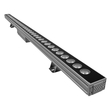 GLOBOSTAR® WASHERLUMA GLB-103-0033 Μπάρα Φωτισμού Wall Washer LED 36W 3240lm 30° AC 220-240V Αδιάβροχο IP65 Θερμό Λευκό 2700K - Sanan SMD Chip - Γκρι Ανθρακί Ματ - Μ100 x Π4 x Υ6.5cm - 3 Χρόνια Εγγύηση