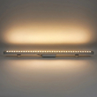 GLOBOSTAR® WASHERLUMA GLB-103-0033 Μπάρα Φωτισμού Wall Washer LED 36W 3240lm 30° AC 220-240V Αδιάβροχο IP65 Θερμό Λευκό 2700K - Sanan SMD Chip - Γκρι Ανθρακί Ματ - Μ100 x Π4 x Υ6.5cm - 3 Χρόνια Εγγύηση