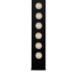 GLOBOSTAR® WASHERLUMA GLB-103-0033 Μπάρα Φωτισμού Wall Washer LED 36W 3240lm 30° AC 220-240V Αδιάβροχο IP65 Θερμό Λευκό 2700K - Sanan SMD Chip - Γκρι Ανθρακί Ματ - Μ100 x Π4 x Υ6.5cm - 3 Χρόνια Εγγύηση