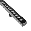 GLOBOSTAR® WASHERLUMA GLB-103-0033 Μπάρα Φωτισμού Wall Washer LED 36W 3240lm 30° AC 220-240V Αδιάβροχο IP65 Θερμό Λευκό 2700K - Sanan SMD Chip - Γκρι Ανθρακί Ματ - Μ100 x Π4 x Υ6.5cm - 3 Χρόνια Εγγύηση