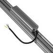 GLOBOSTAR® WASHERLUMA GLB-103-0033 Μπάρα Φωτισμού Wall Washer LED 36W 3240lm 30° AC 220-240V Αδιάβροχο IP65 Θερμό Λευκό 2700K - Sanan SMD Chip - Γκρι Ανθρακί Ματ - Μ100 x Π4 x Υ6.5cm - 3 Χρόνια Εγγύηση