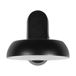 GLOBOSTAR® LINEART GLB-103-0037 Φωτιστικό Τοίχου / Απλίκα LED 12W 1080lm 120° AC 220-240V Αδιάβροχο IP65 Θερμό Λευκό 2700K - Sanan SMD Chip - Μαύρο Ματ - Μ16 x Π20 x Υ15cm - 3 Χρόνια Εγγύηση
