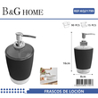 Θήκες κρεμοσάπουνου Dispenser πλαστικές - Σετ 5pcs - Black - 21799