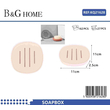 Σαπουνοθήκες μπάνιου πλαστικές - Σετ 9pcs - Light Pink - 21628