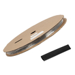 GLOBOSTAR® SHRINKTUBE 79818 Θερμοσυστελλόμενο Μακαρόνι Στεγανοποίησης για Neon Flex LED Αδιάβροχο IP65 - Μαύρο Ματ - Μ100 x Π1 x Υ1cm/Π1 x Υ1cm