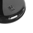 GLOBOSTAR® STUDENT GLB-102-0007 Μοντέρνο Επιτραπέζιο Φωτιστικό Πορτατίφ με Ντουί 1 x E27 AC 220-240V IP20 - Μαύρο - Μ14 x Π14 x Υ32cm