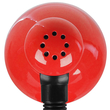 GLOBOSTAR® STUDENT GLB-102-0012 Μοντέρνο Επιτραπέζιο Φωτιστικό Πορτατίφ με Ντουί 1 x E27 AC 220-240V IP20 - Κόκκινο & Μαύρο - Μ14 x Π14 x Υ32cm