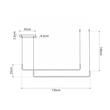 kelvo® LINARIA KLV-101-0260 Κρεμαστό Φωτιστικό Οροφής LED 72W 7200lm 180° AC 220-240V IP20 Ρυθμιζόμενο Λευκό CCT με Χειριστήριο από 2700K έως 6000K Dimmable - Lumileds SMD Chip - Σατινέ Χρυσό Βούρτσας - Μ220 x Π4 x Υ25cm - 3 Χρόνια Εγγύηση