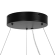 kelvo® RA KLV-101-0365 Κρεμαστό Φωτιστικό Οροφής LED 67W 6700lm 120° AC 220-240V IP20 Ρυθμιζόμενο Λευκό CCT με Χειριστήριο από 2700K έως 6000K Dimmable - Lumileds SMD Chip - Μαύρο Ματ - Μ60 x Π60 x Υ8cm - 3 Χρόνια Εγγύηση