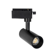GLOBOSTAR® LUGANO 60804 Μονοφασικό Σποτ Ράγας LED 10W 1250lm 36° AC 220-240V IP20 Φυσικό Λευκό 4500K - Bridgelux COB Chip & TÜV SÜD Driver - Eurotrack 1PH - Μαύρο Ματ - Μ8.5 x Π5 x Υ18cm - 5 Χρόνια Εγγύηση