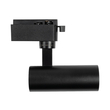 GLOBOSTAR® LUGANO 60804 Μονοφασικό Σποτ Ράγας LED 10W 1250lm 36° AC 220-240V IP20 Φυσικό Λευκό 4500K - Bridgelux COB Chip & TÜV SÜD Driver - Eurotrack 1PH - Μαύρο Ματ - Μ8.5 x Π5 x Υ18cm - 5 Χρόνια Εγγύηση
