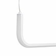kelvo® LINARIA KLV-101-0256 Κρεμαστό Φωτιστικό Οροφής LED 36W 3600lm 180° AC 220-240V IP20 Ρυθμιζόμενο Λευκό CCT με Χειριστήριο από 2700K έως 6000K Dimmable - Lumileds SMD Chip - Λευκό Ματ - Μ120 x Π2 x Υ12cm - 3 Χρόνια Εγγύηση