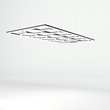 LineaForm - Διακοσμητικό LED Φωτιστικό Πάνελ Οροφής Πολυγωνικού Σχεδιασμού με Εσωτερικά Μοτίβα - 552W 110-240V - Μ484.0 x Π243.3 x Υ2cm - Ψυχρό Λευκό 6500K