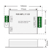 VenCore 6613-10002 - RGB Amplifier 12-24V 144-288 Watt - RGB Ενισχυτής Σήματος 12 Volt 144 Watt & 24 Volt 288 Watt Μέγιστο Φορτίο