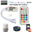 VenCore 6613-10005 - WiFi 2.4G RGBW Controller 12-24V 144-288W with RF Remote - Ασύρματο WiFi 2.4G Controller RGBW με RF Χειριστήριο 12 Volt 144 Watt & 24 Volt 288 Watt Μέγιστο Φορτίο