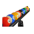VenCore Billiardo III 6089-10042 - Φωτιστικό Οροφής Τρίφωτο Κρεμαστό Μαύρο Μεταλλικό και Μελί Γυαλί - Vintage Σχέδιο με Βάση-Ντουί 3xE27 - Μ95 x Π25 x Υ30cm